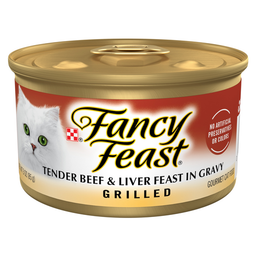 Fancy Feast Grilled Beef and Liver Canned Cat Food