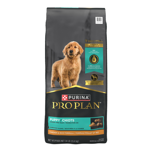 Purina Pro Plan Puppy Shredded Blend Chicken & Rice Formula Dry