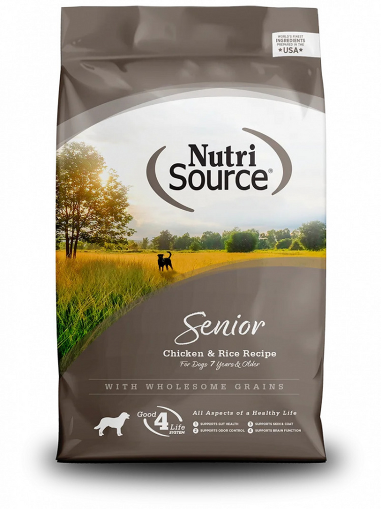 NutriSource Senior Chicken Rice Dry Dog Food — Concord Pet Foods