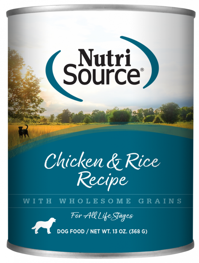 NutriSource Adult Chicken & Rice Canned Dog Food