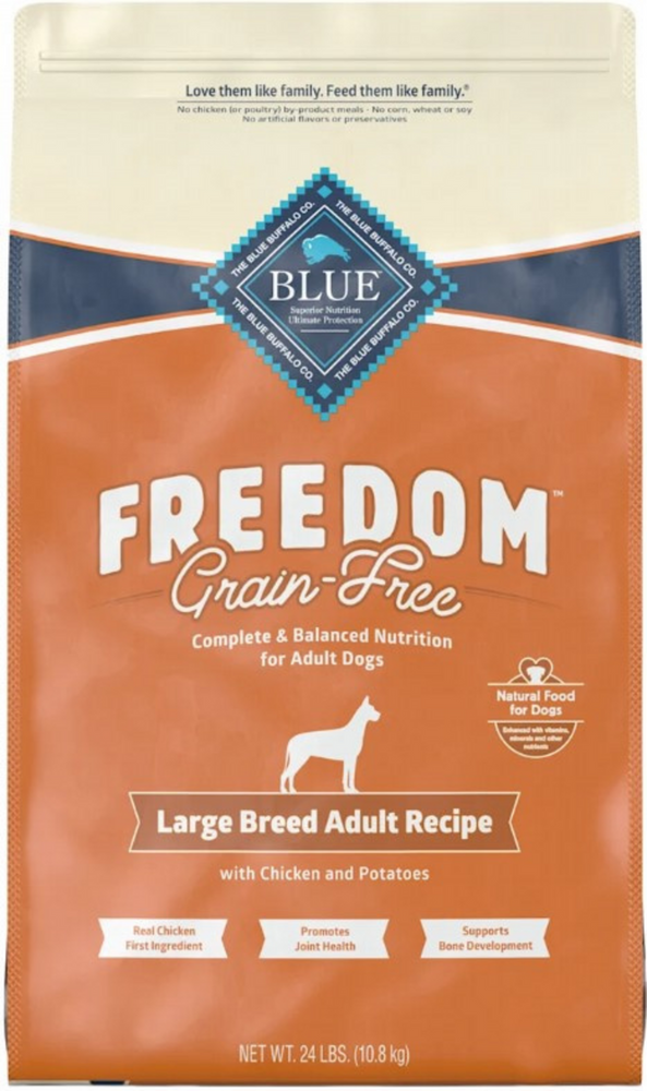 Blue Buffalo Freedom Grain Free Large Breed Adult Chicken Recipe Dry D Concord Pet Foods Supplies Delaware Pennsylvania New Jersey Maryland