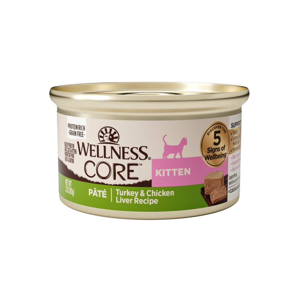 Wellness CORE Grain Free Natural Kitten Health Turkey and Chicken