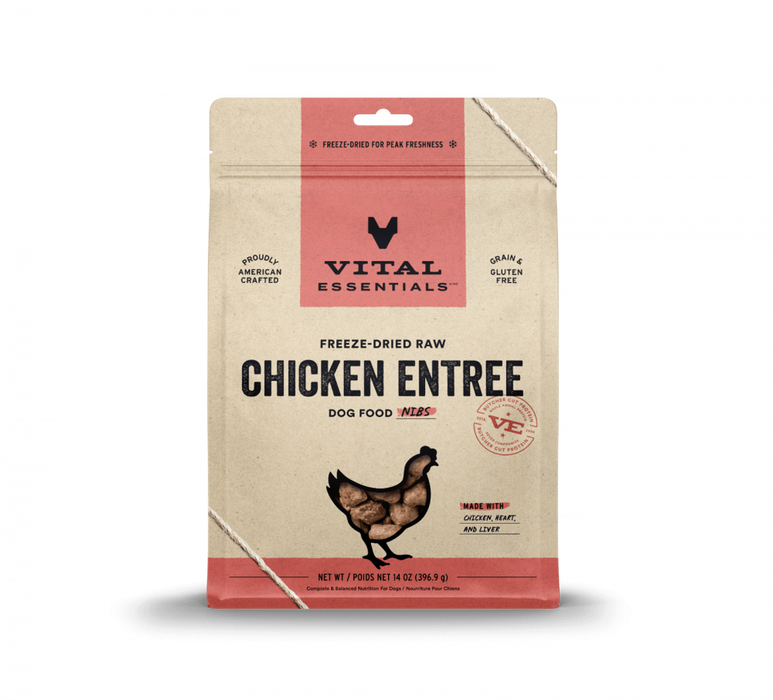 Vital Essentials Chicken Nibblets Freeze Dried Dog Food