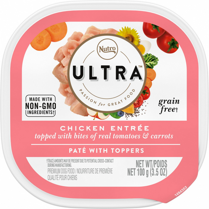 Nutro Ultra Grain-Free Chicken Entree Pate with Tomatoes and