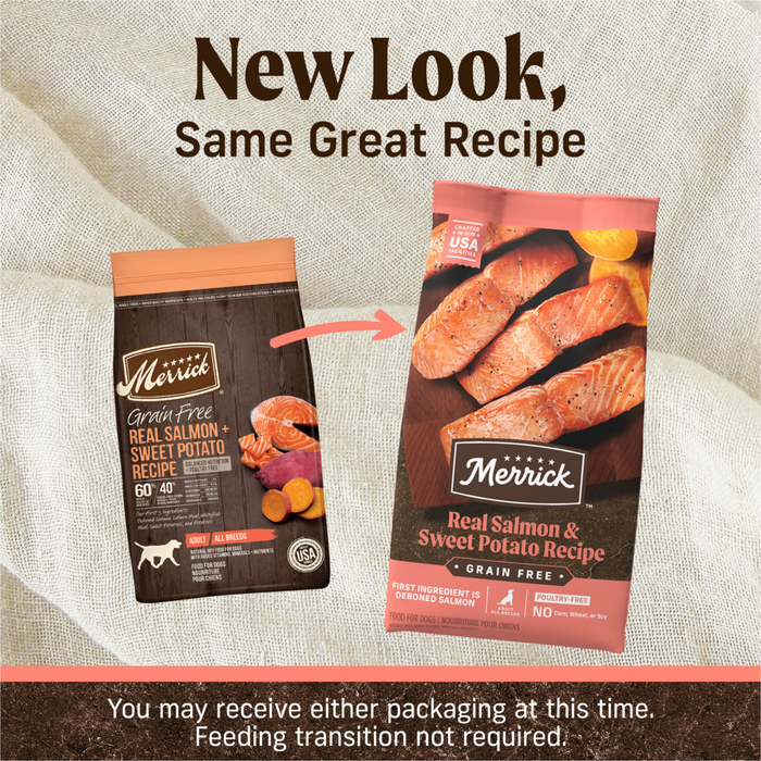 Merrick Salmon Potato Dog Food MERRICK Lil' Plates Grain-Free Real