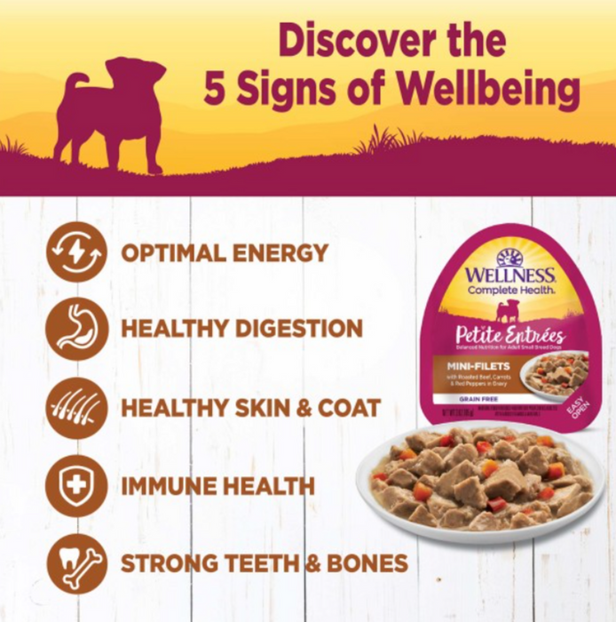 Wellness Petite Entrees Mini-Filets With Roasted Beef, Carrots