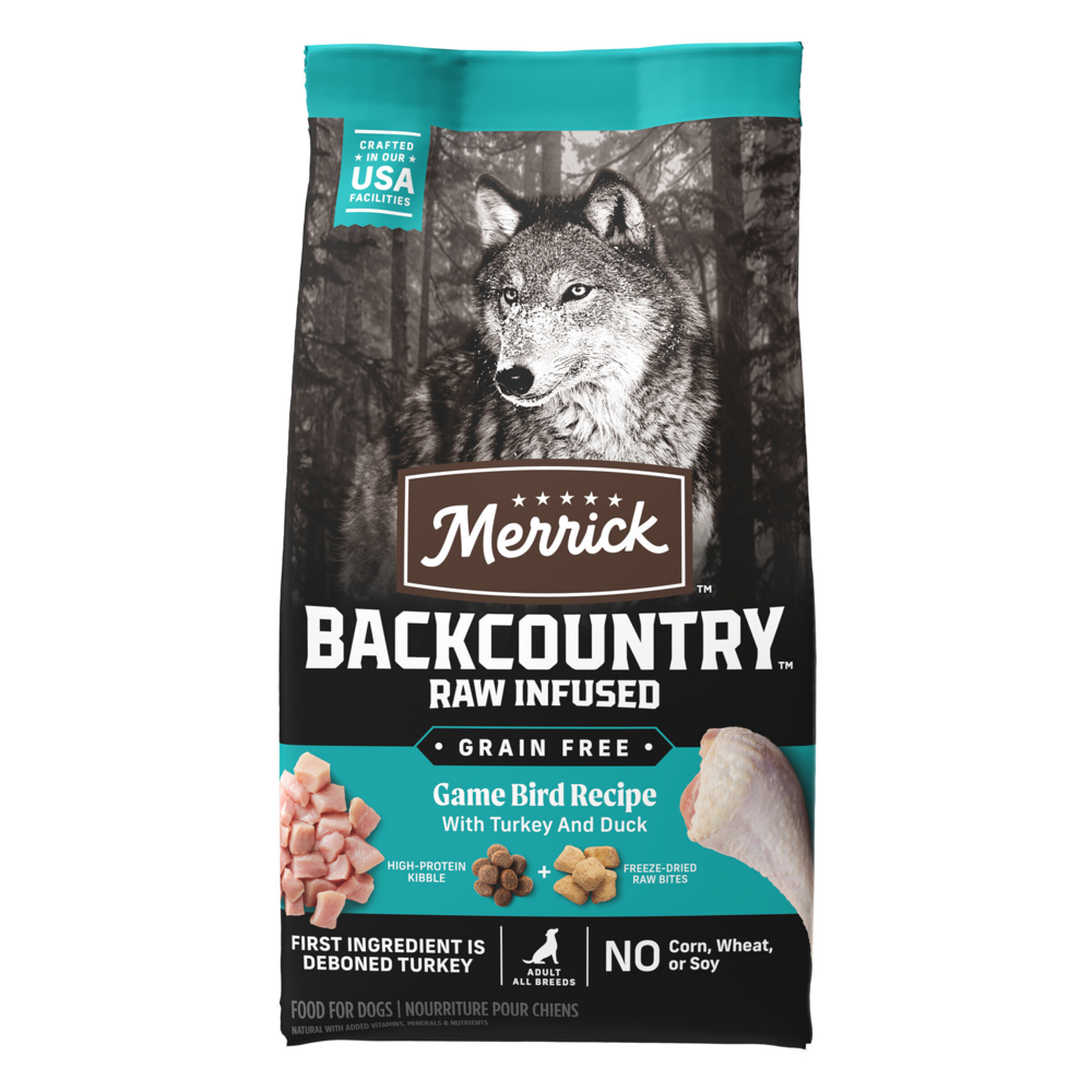 backcountry freeze-dried mixers dog food Merrick Backcountry Grain Free Dry Adult Dog Food Kibble With Freeze Dried  Raw Pieces Game Bird Recipe