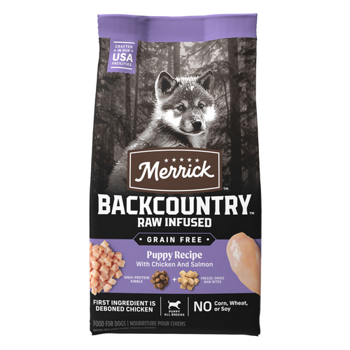 Merrick Backcountry Raw Infused Grain Free Puppy Food Recipe