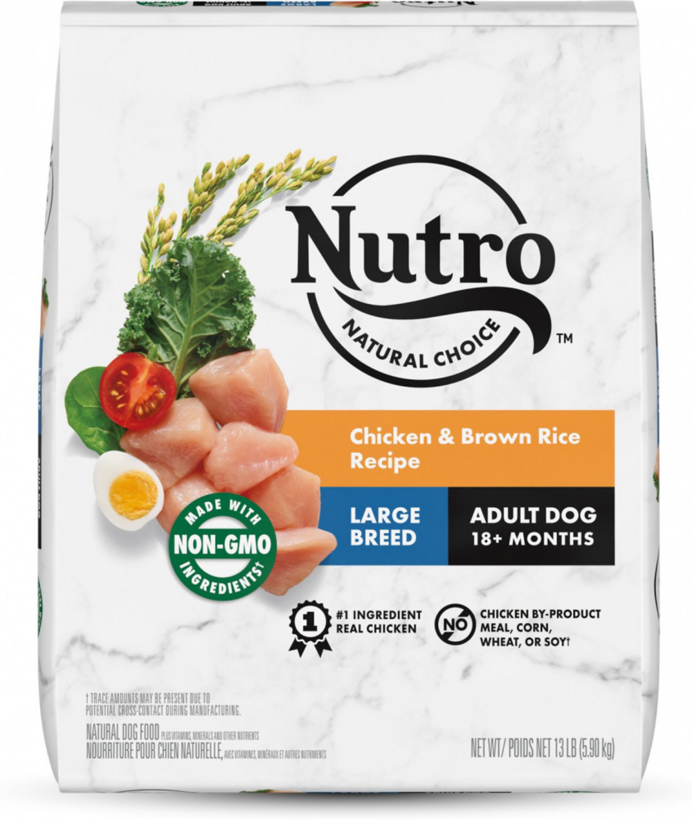 Nutro Natural Choice Adult Large Breed Chicken & Brown Rice Dry Dog Food 30-lb