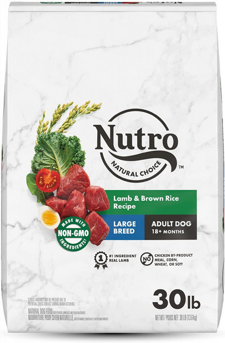 Nutro Natural Choice Lamb and Brown Rice Large Breed Adult Dog Food Concord Pet Foods Supplies Delaware Pennsylvania New Jersey Maryland