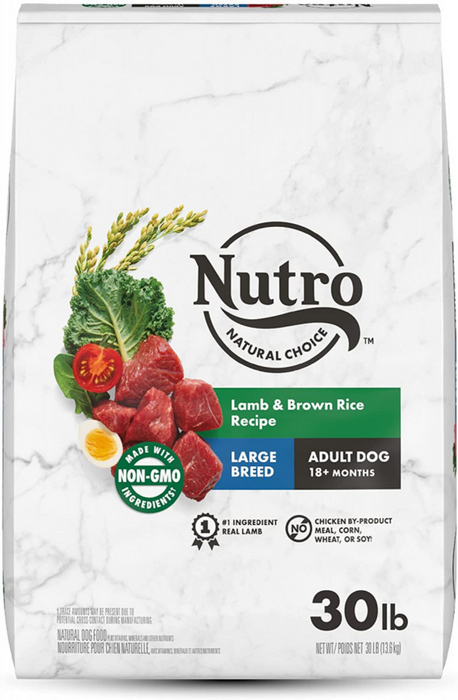 Nutro Natural Choice Lamb and Brown Rice Large Breed Adult Dog