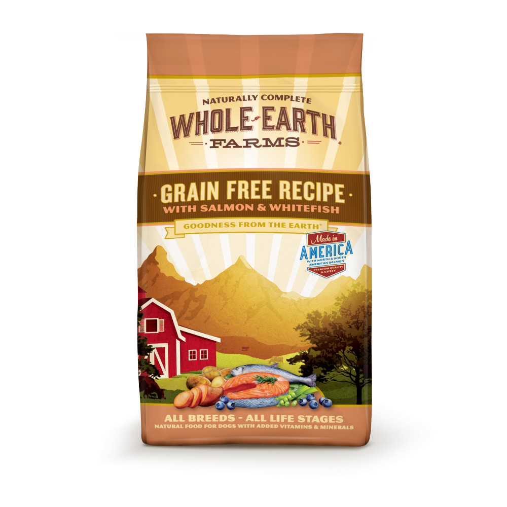 Whole Earth Farms Grain Free Recipe Salmon and Whitefish Dry Dog Food