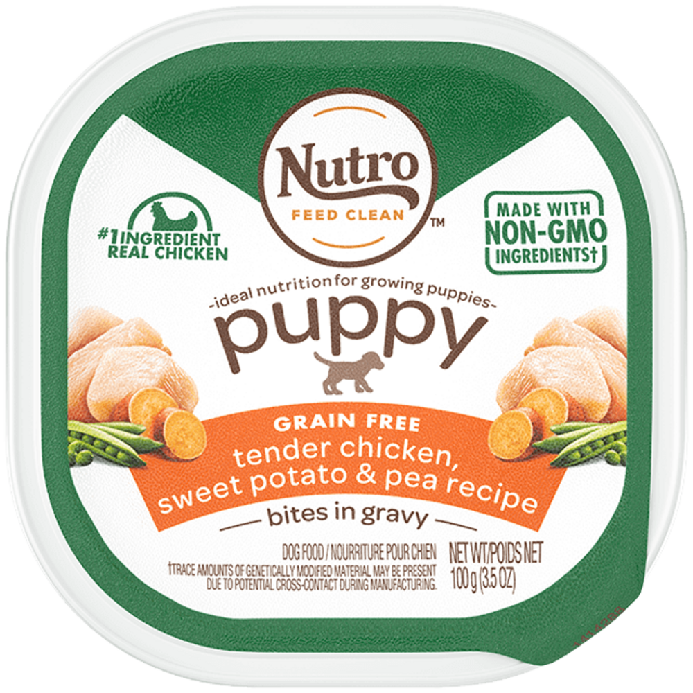 Nutro Puppy Tender Chicken Rice Recipe Cuts In Gravy Dog Food