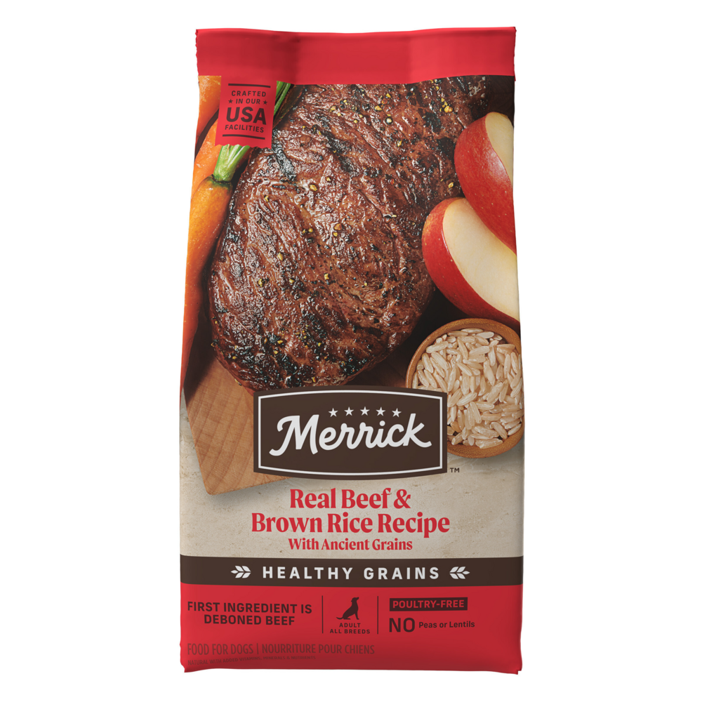 Merrick Healthy Grains Premium Adult Dry Dog Food, Wholesome And