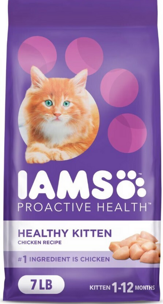 Iams ProActive Health Kitten Chicken Recipe Dry Cat Food — Concord