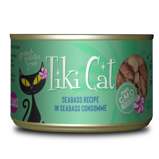 Tiki Cat Luau Grain Free Seabass Canned Cat Food