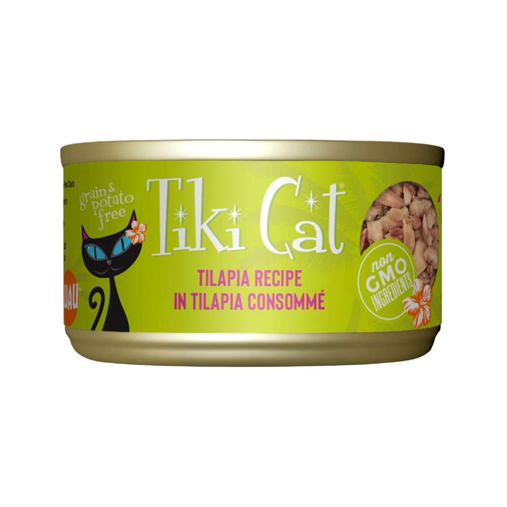 Tiki Cat Luau Grain Free Tilapia in Tilapia Consomme Canned Cat