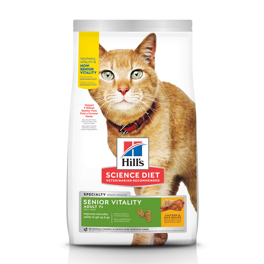 Hill's science diet active longevity cat food best sale