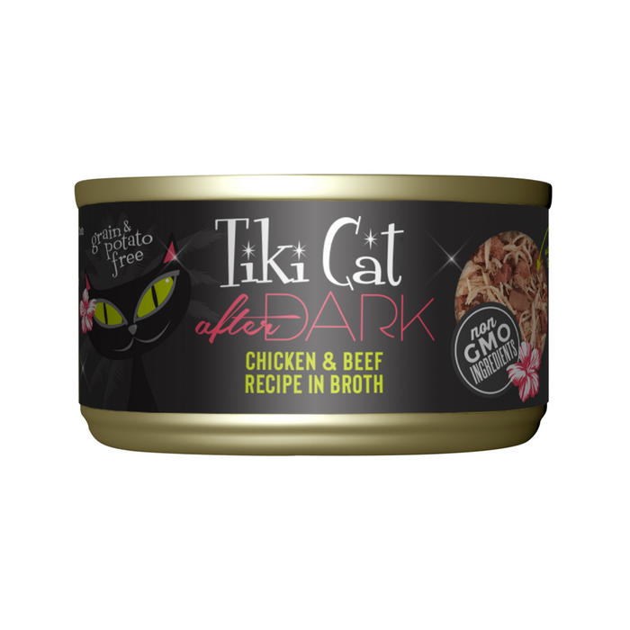 Tiki Cat After Dark Grain Free Chicken and Beef Canned Cat Food