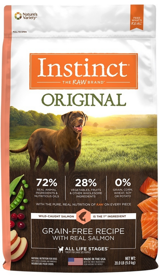 Instinct original grain free dog food best sale