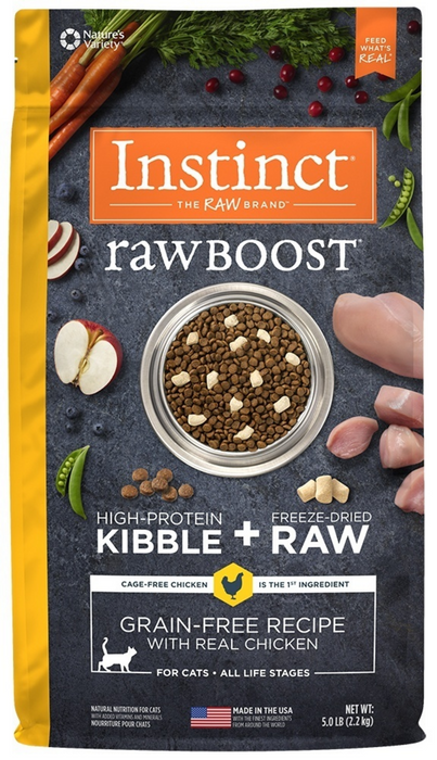 Instinct Raw Boost Grain-Free Real Chicken Dry Cat Food