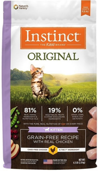 Instinct Original Kitten Grain Free Recipe with Real Chicken Natural D Concord Pet Foods Supplies Delaware Pennsylvania New Jersey Maryland