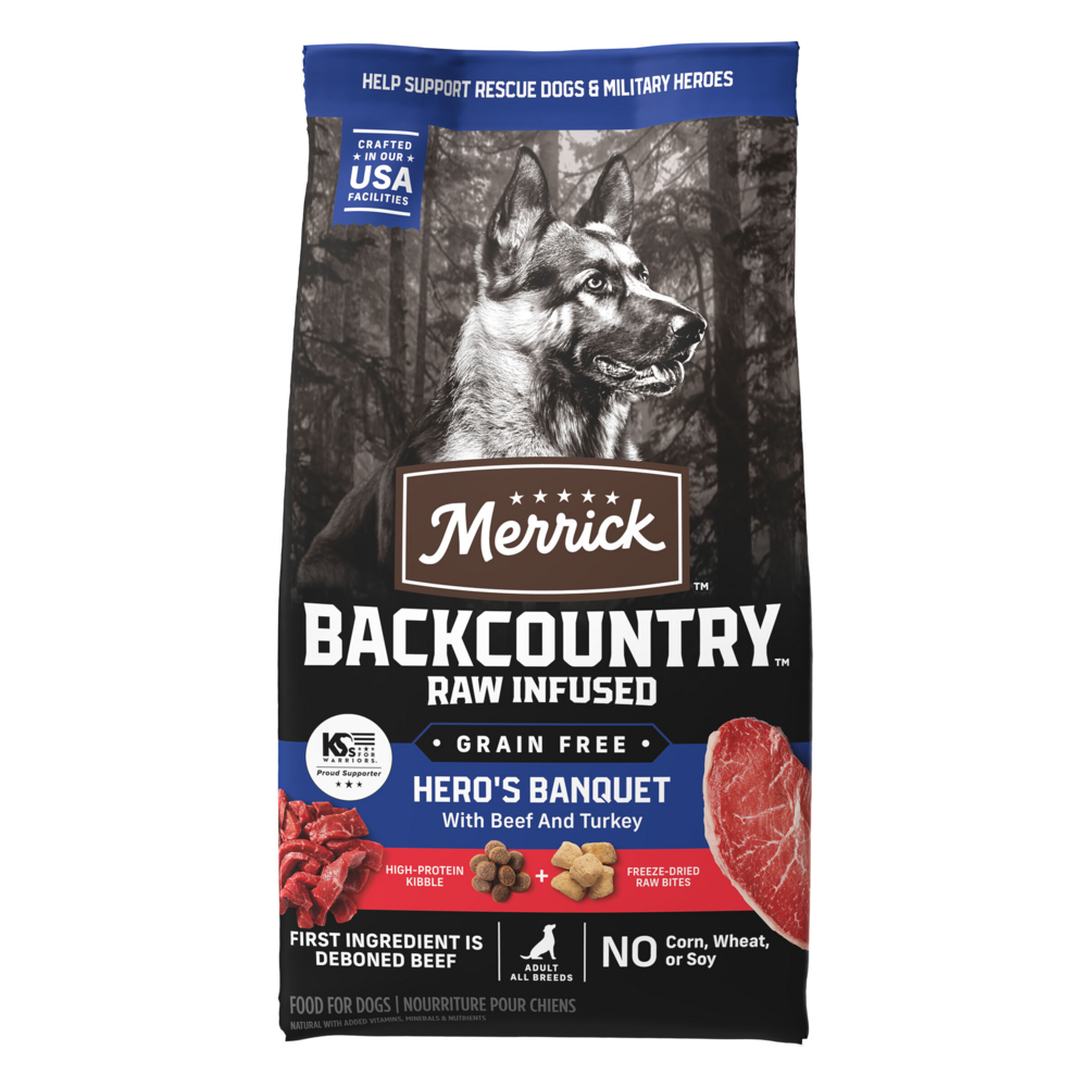 Merrick black country dog food hotsell