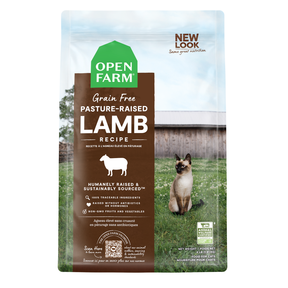 Open Farm Grain Free Pasture Raised Lamb Recipe Dry Cat Food