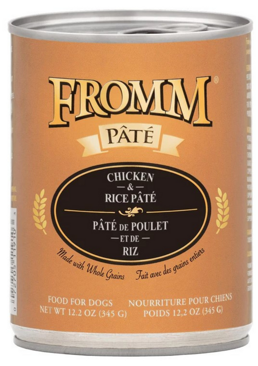 Fromm Chicken & Rice Pate Canned Dog Food