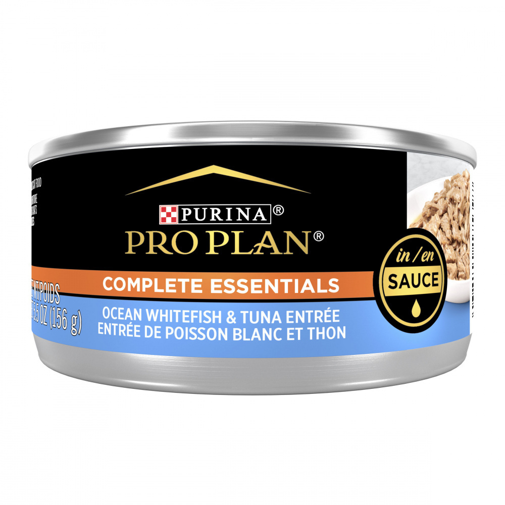 Purina Pro Plan Ocean Whitefish & Tuna Entree in Sauce Canned Cat Food