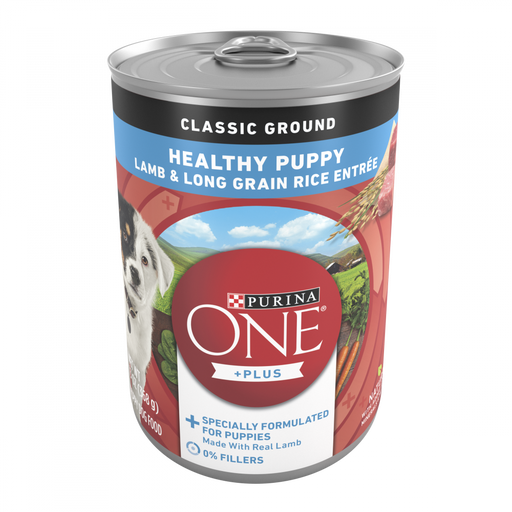 Purina ONE SmartBlend Classic Healthy Puppy Ground Lamb & Long Grain Rice Canned Dog Food