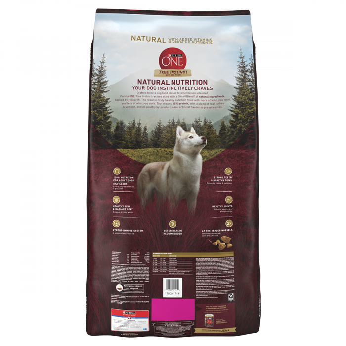 Purina ONE SmartBlend True Instinct Turkey Venison Dry Dog Food