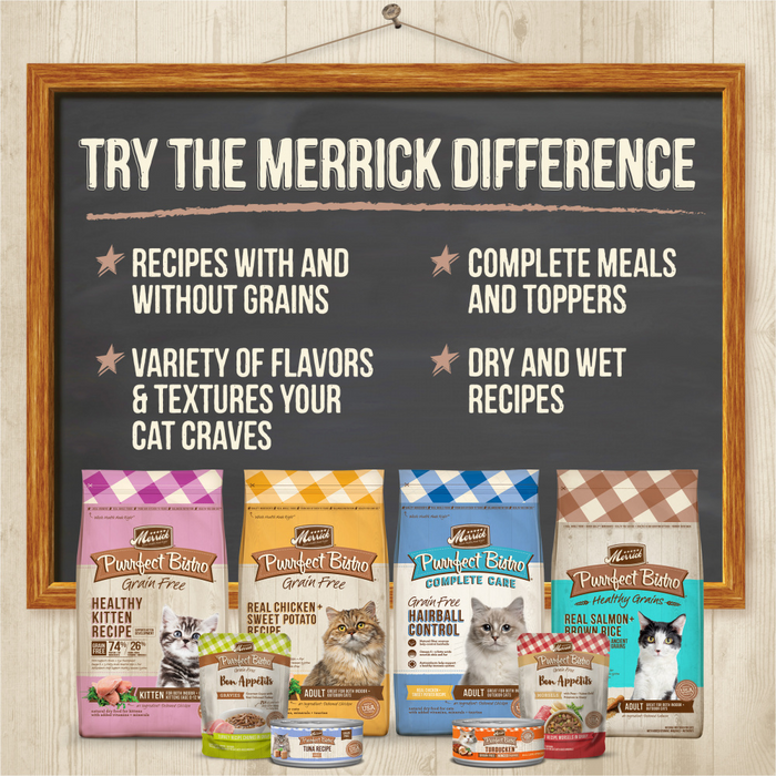 Merrick purrfect bistro chicken pate grain free canned cat food hotsell