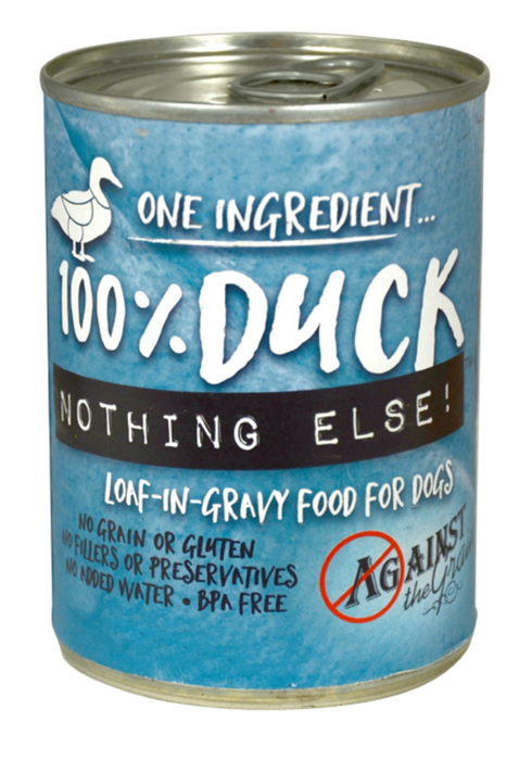 Against the Grain Nothing Else Grain Free One Ingredient 100 Duck Can Concord Pet Foods Supplies Delaware Pennsylvania New Jersey Maryland