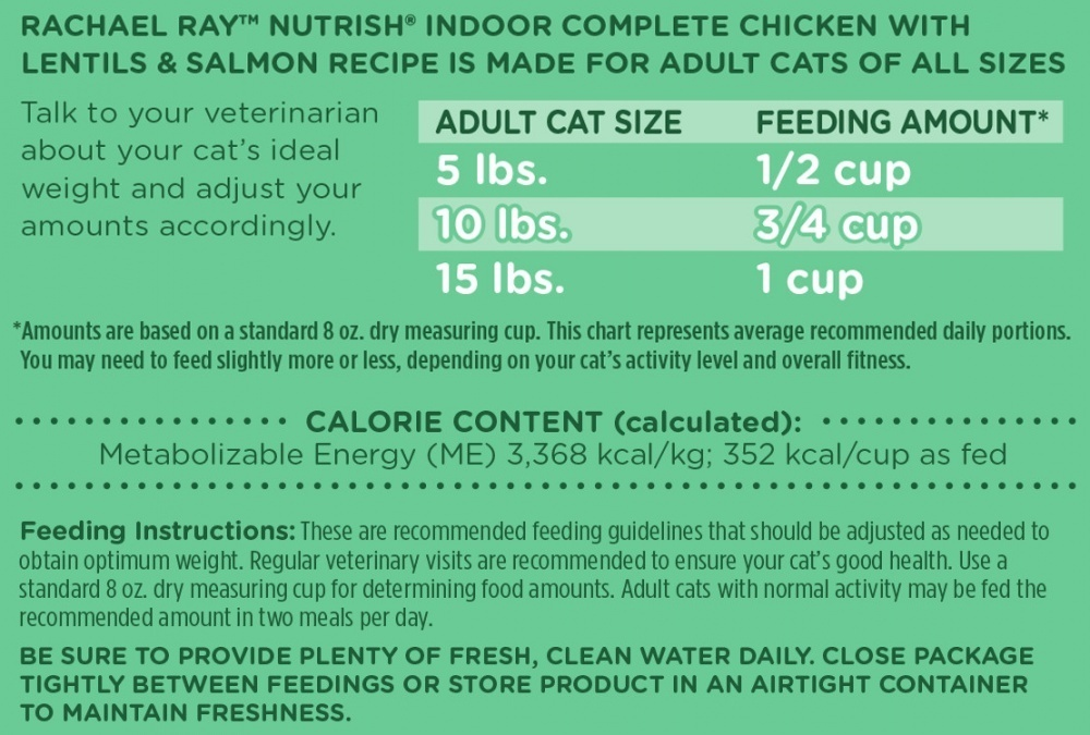 Rachael Ray Nutrish Indoor Complete Chicken Salmon with Lentils Reci Concord Pet Foods Supplies Delaware Pennsylvania New Jersey Maryland