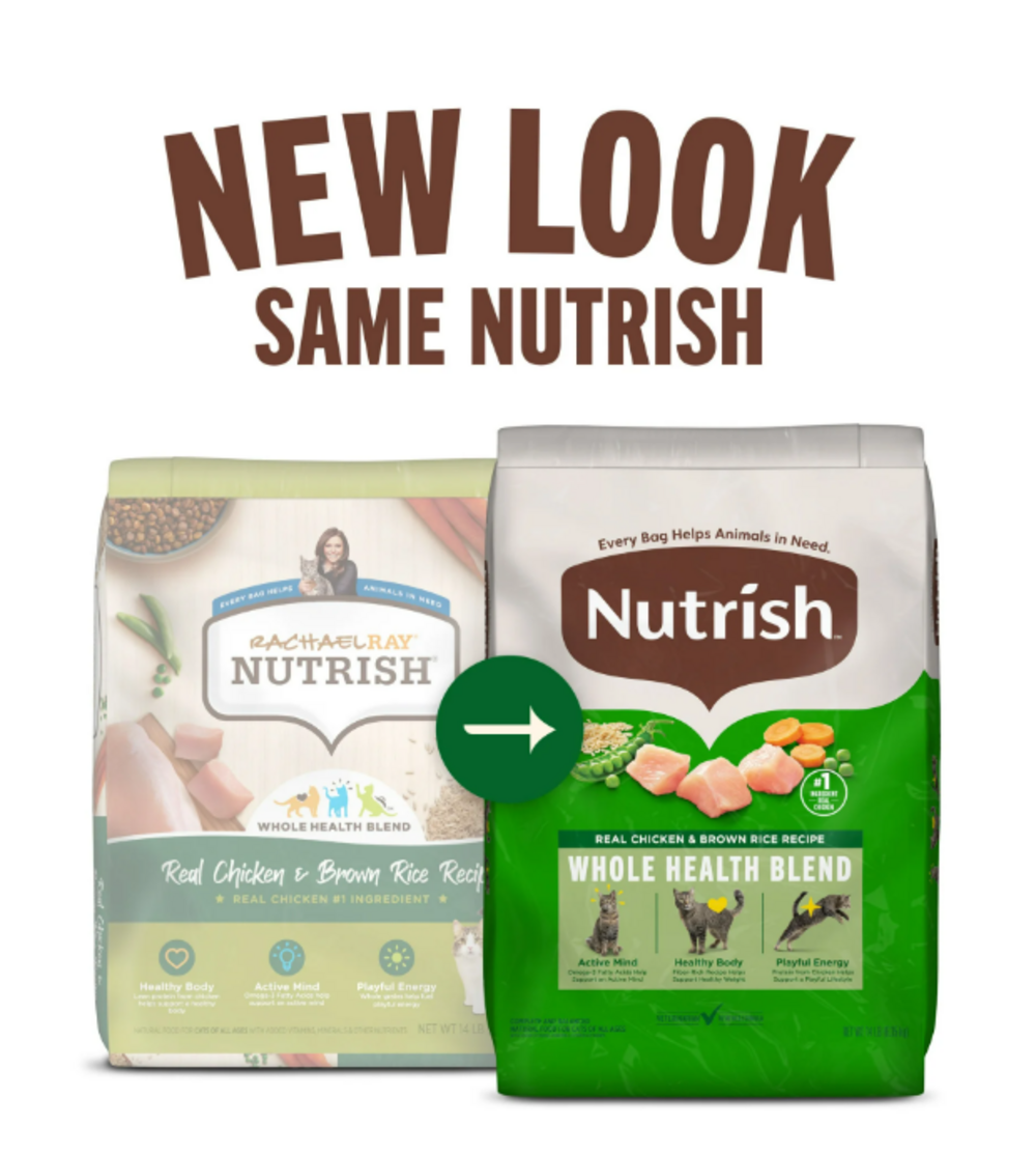 Rachael Ray Nutrish Natural Chicken & Brown Rice Recipe Dry Cat Food, 14 Lbs