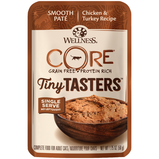 Wellness CORE Tiny Tasters Chicken & Turkey Pate Wet Cat Food