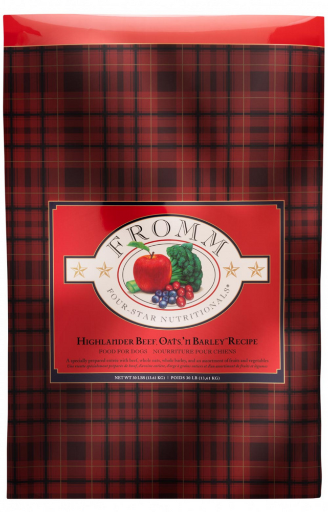 Fromm Four Star Highlander Beef, Oats, 'n Barley Recipe Dry Dog Food