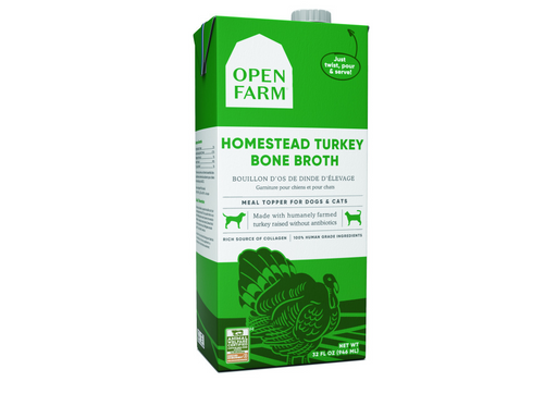 Open Farm Homestead Turkey Bone Broth for Dogs & Cats