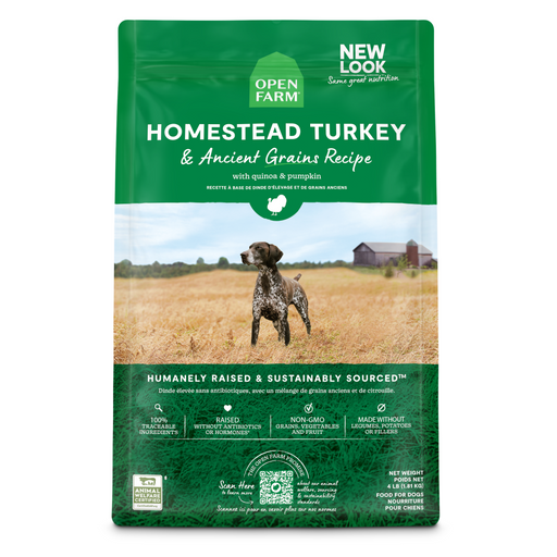 Open Farm Homestead Turkey & Ancient Grains Dry Dog Food