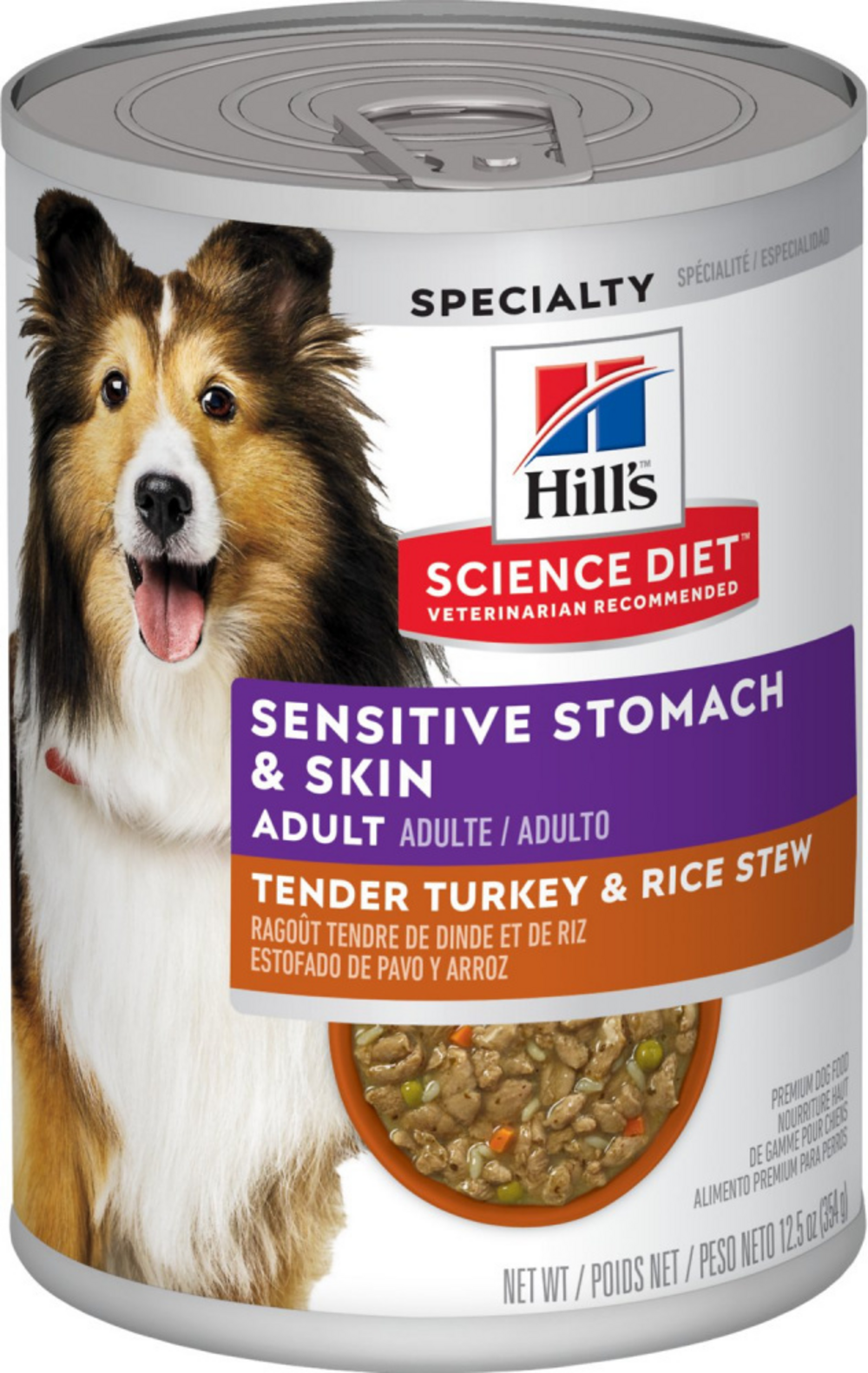 Hill's Science Diet Adult Sensitive Stomach Skin Tender Turkey