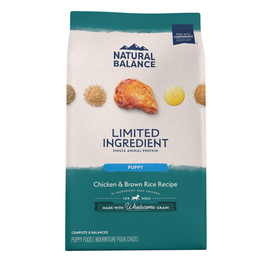 Natural Balance Limited Ingredient Chicken & Brown Rice Puppy Recipe Dry Dog Food