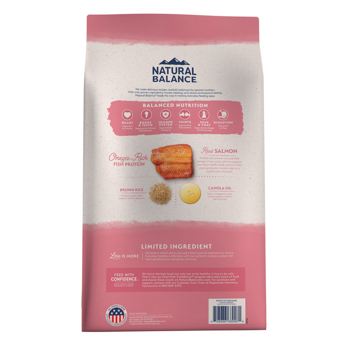 Natural Balance Limited Ingredient Salmon & Brown Rice Recipe Dry Dog Food