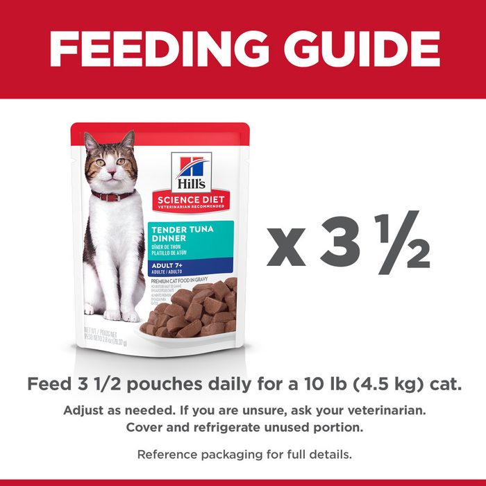 Hill's Science Diet Senior 7+ Tender Tuna Dinner Wet Cat Food