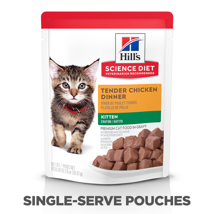 Hill's Science Diet Tender Chicken Dinner Kitten Wet Cat Food