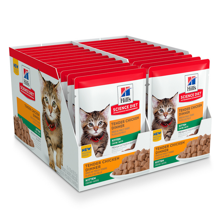 Hill's Science Diet Tender Chicken Dinner Kitten Wet Cat Food