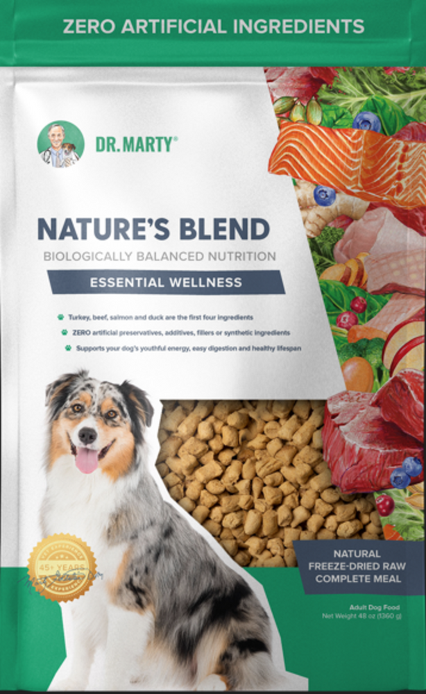 Dr. Marty Nature s Blend Freeze Dried Raw Dog Food Concord Pet Foods Supplies Delaware Pennsylvania New Jersey Maryland