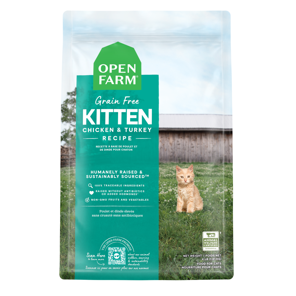 Open Farm Grain Free Kitten Chicken & Turkey  Recipe