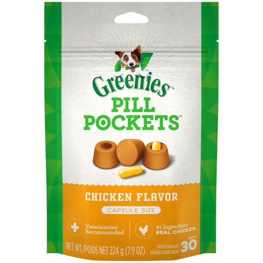 Greenies Pill Pockets Canine Chicken Flavor Dog Treats