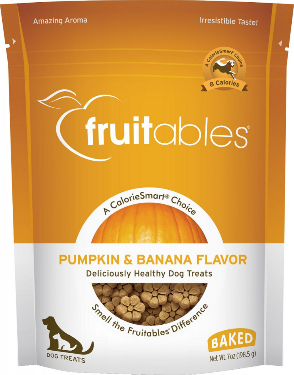 Fruitables Crunchy Pumpkin Banana Dog Treats — Concord Pet Foods